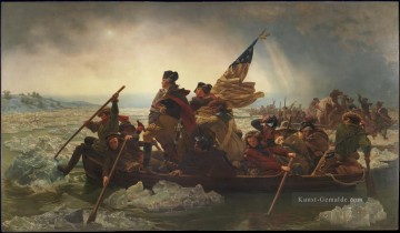 Washington Crossing the Delaware American Revolution Emanuel Leutze Ölgemälde